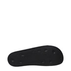 Black Cotton Slippers