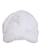 White Modacrylic Rapper Men Baseball Capello Hat
