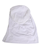 White Cotton DG Logo Plaque Baseball Balaclava Hat