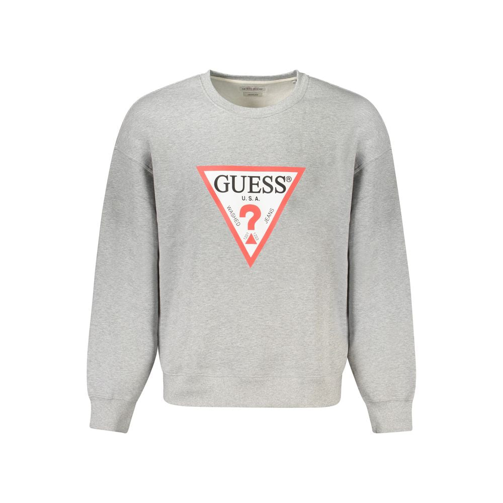 Gray Cotton Men's Sweatshirt