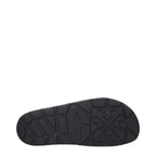 Black Cotton Slippers