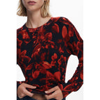 Black Viscosa Women's Sweater