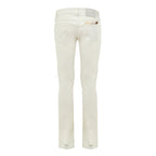 White Cotton Skinny Jeans