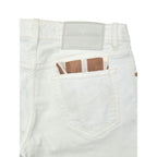 White Cotton Skinny Jeans