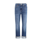 Blue Cotton Relaxed Fit Jeans