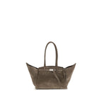 Beige Calf Leather Bos Taurus Shoulder Bag
