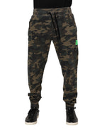 Multicolor Camouflage Cotton Men Jogger Pants
