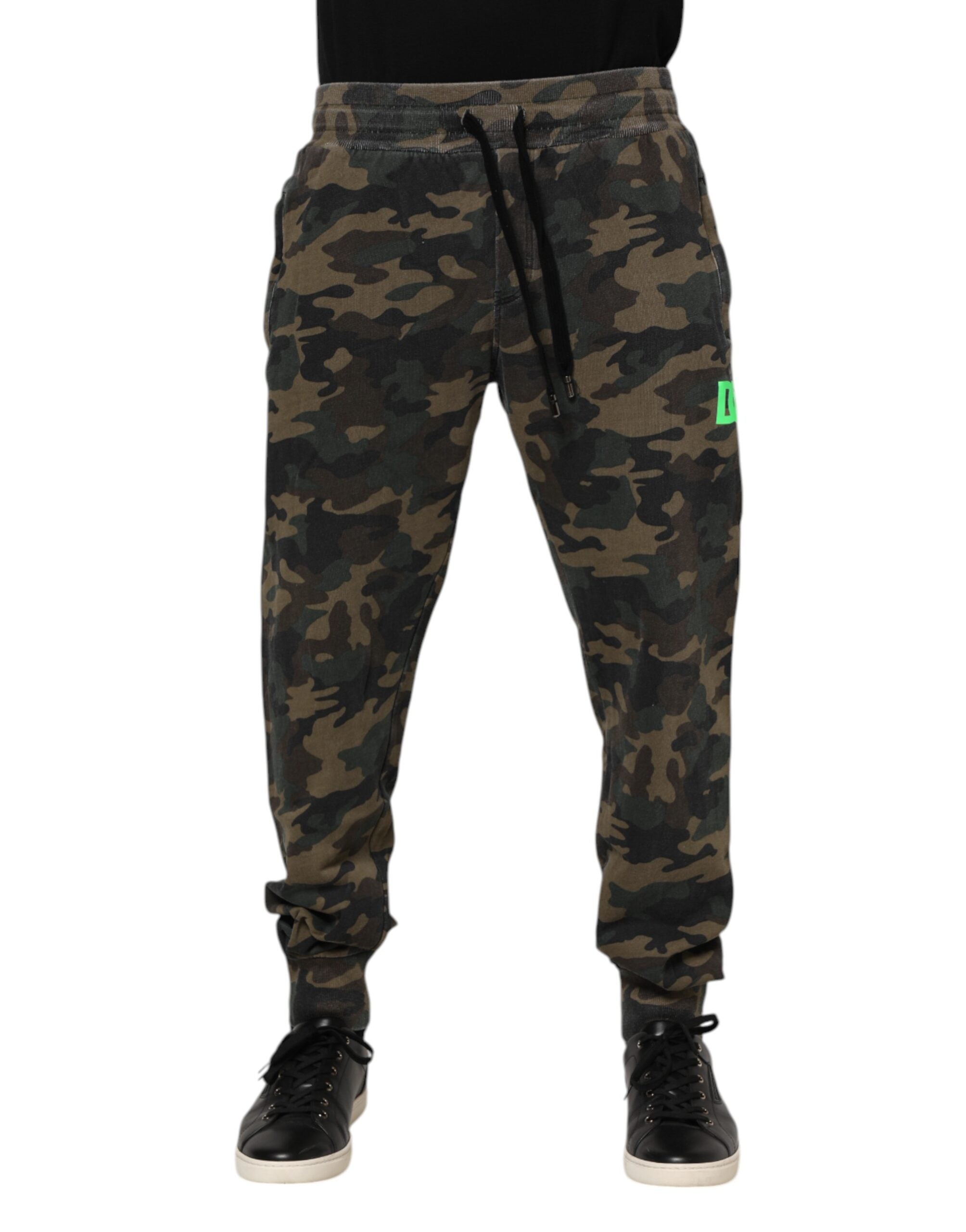 Multicolor Camouflage Cotton Men Jogger Pants