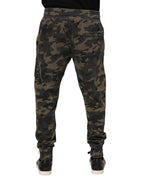 Multicolor Camouflage Cotton Men Jogger Pants