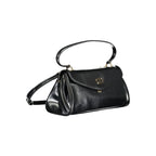 Black Polyurethane Women Handbag