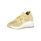 Beige Polyurethane Women Sneaker