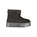 Nero Polyester Womens Boot