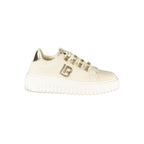 Beige Polyurethane Women Sneaker
