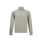 Bicolor Wool Turtleneck