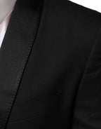 Black MARTINI 1 Button Suit Jacket Blazer