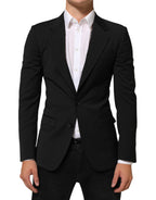 Black STAFF 2 Buttons Suit Jacket Blazer