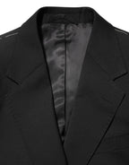 Black STAFF 2 Buttons Suit Jacket Blazer