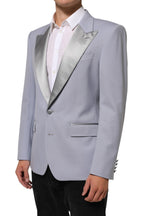 Gray Wool SICILIA 2 Buttons Men Suit Blazer
