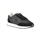 Black Polyester Women Sneaker