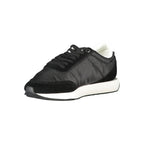 Black Polyester Women Sneaker
