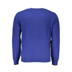 Blu Viscose Men Sweater