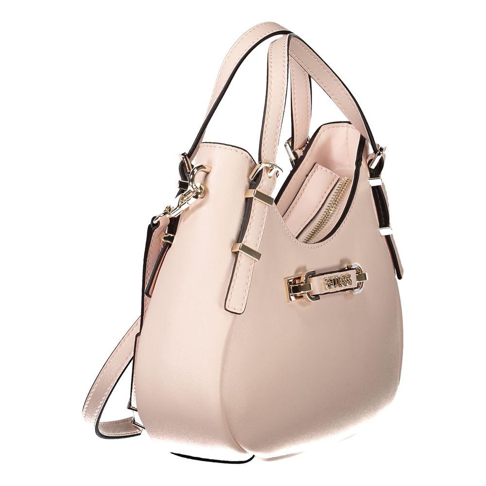 Rosa Poliuretano Women Handbag