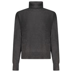Black Cotton Women Sweater