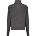 Black Cotton Women Sweater