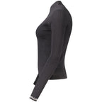 Black Cotton Women Sweater