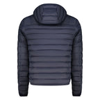 Blu Polyester Men Jacket