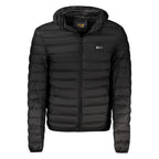 Black Polyester Men's Jacket