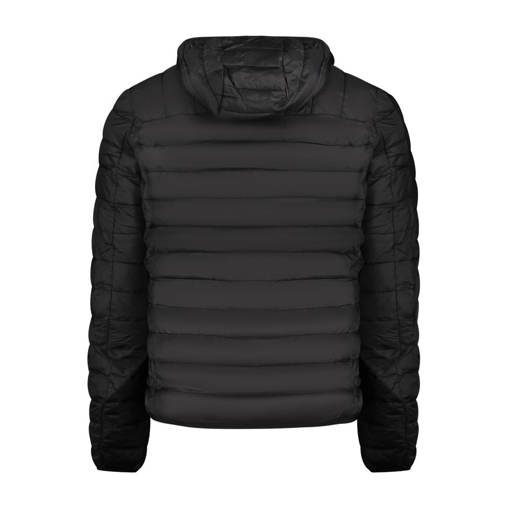 Black Polyester Men's Jacket