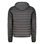 Black Polyester Light Jacket