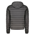 Black Polyester Jackets & Coat