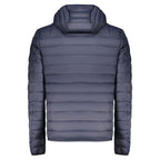 Blu Polyester Men Jacket