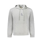 "Grigio Cotton Men's Sweatshirt with Hood"