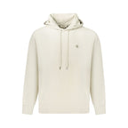 Beige Cotton Men's Hoodie