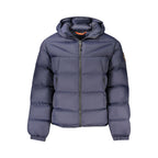 Blue Polyamide Men's Jacket