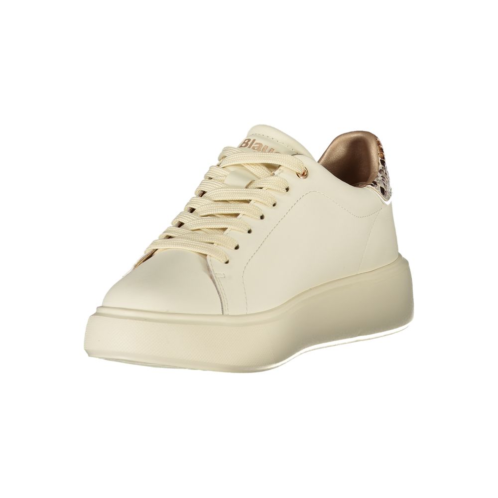 Beige Polyurethane Women Sneaker