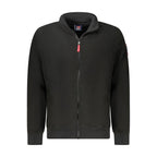 Black Polyester Men's Sweatshirt