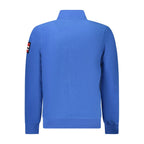 Blu Polyester Mens Sweatshirt