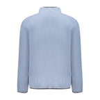 Blue Polyester Men Sweatshirt