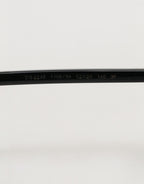 Matte Black Steel Frame Gray Lens Sunglasses