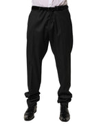 Black Wool Formal Dress Men Trouser Pants