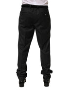 Black Wool Formal Dress Men Trouser Pants
