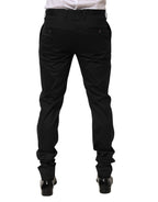Black Cotton Formal Dress Men Trouser Pants