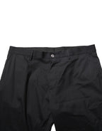 Black Cotton Formal Dress Men Trouser Pants