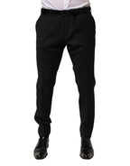 Black Wool Formal Dress Men Trouser Pants