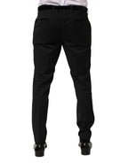 Black Wool Formal Dress Men Trouser Pants