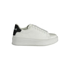 White Polyurethane Women's Sneaker